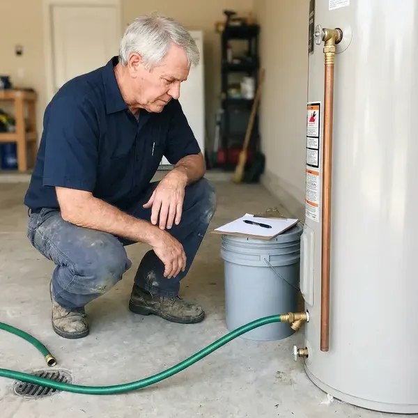 Local hot water tank maintenance by GJK Plumbing, Charleston, WV