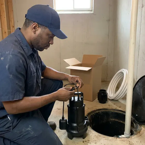 Professional sump pump installation, Charleston, WV