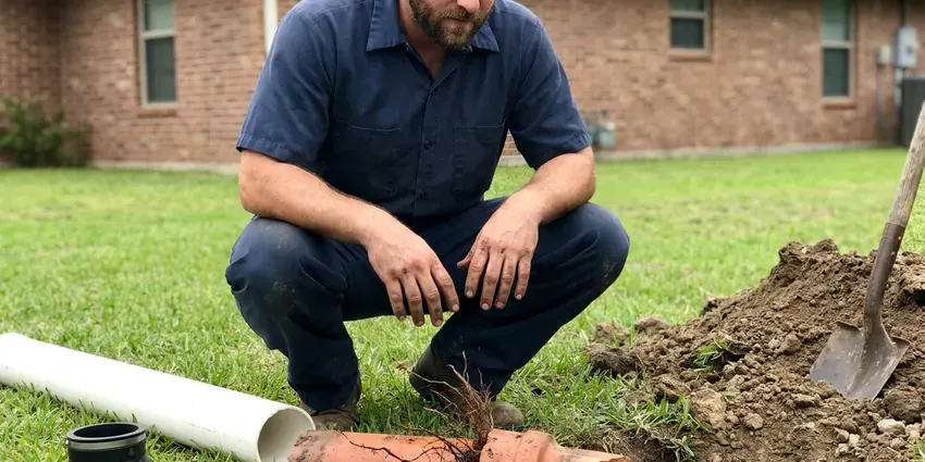 Local sewer repair by GJK Plumbing, Charleston